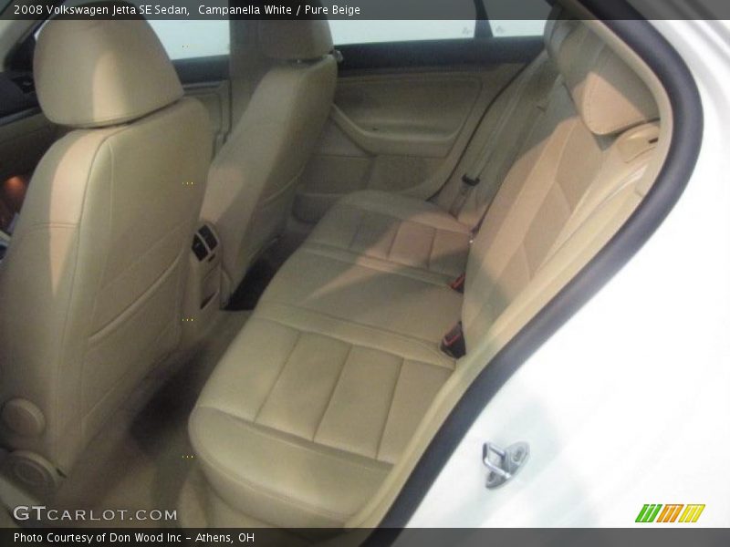 Campanella White / Pure Beige 2008 Volkswagen Jetta SE Sedan