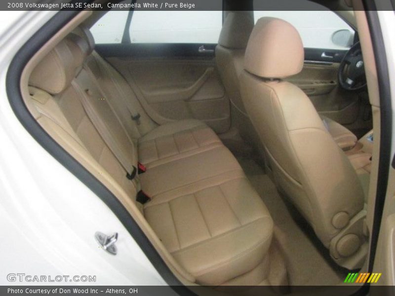 Campanella White / Pure Beige 2008 Volkswagen Jetta SE Sedan