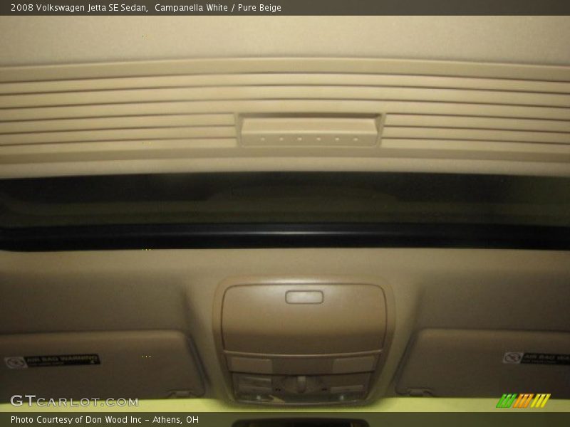Campanella White / Pure Beige 2008 Volkswagen Jetta SE Sedan
