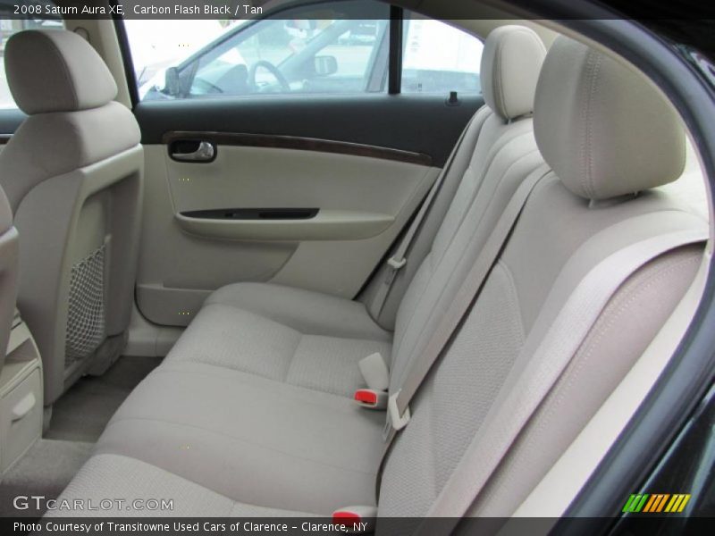 Carbon Flash Black / Tan 2008 Saturn Aura XE