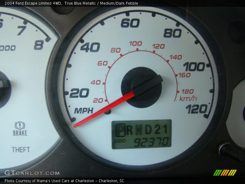 True Blue Metallic / Medium/Dark Pebble 2004 Ford Escape Limited 4WD