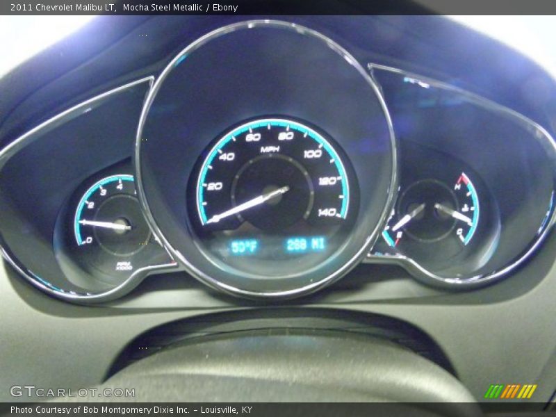 Mocha Steel Metallic / Ebony 2011 Chevrolet Malibu LT