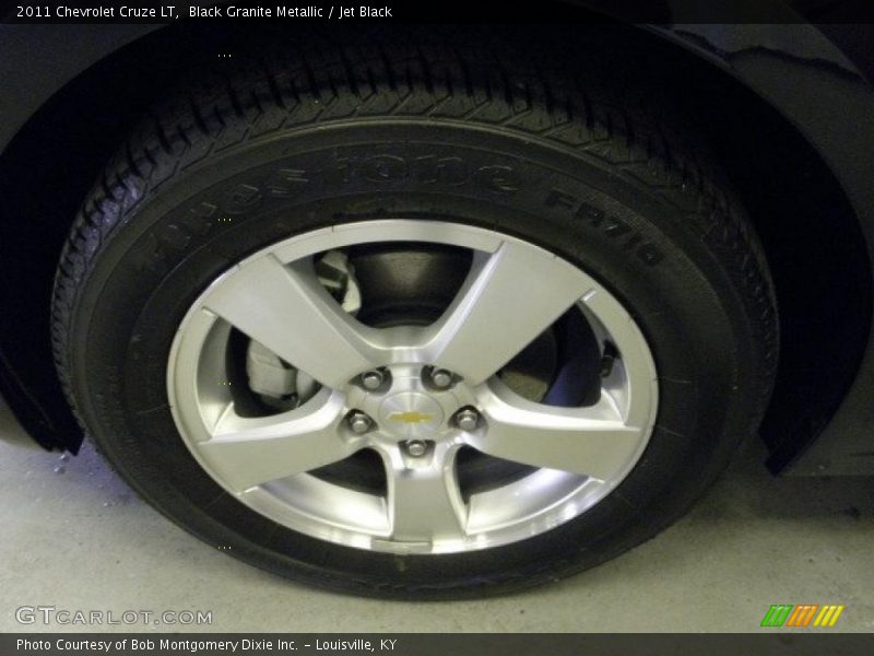 Black Granite Metallic / Jet Black 2011 Chevrolet Cruze LT