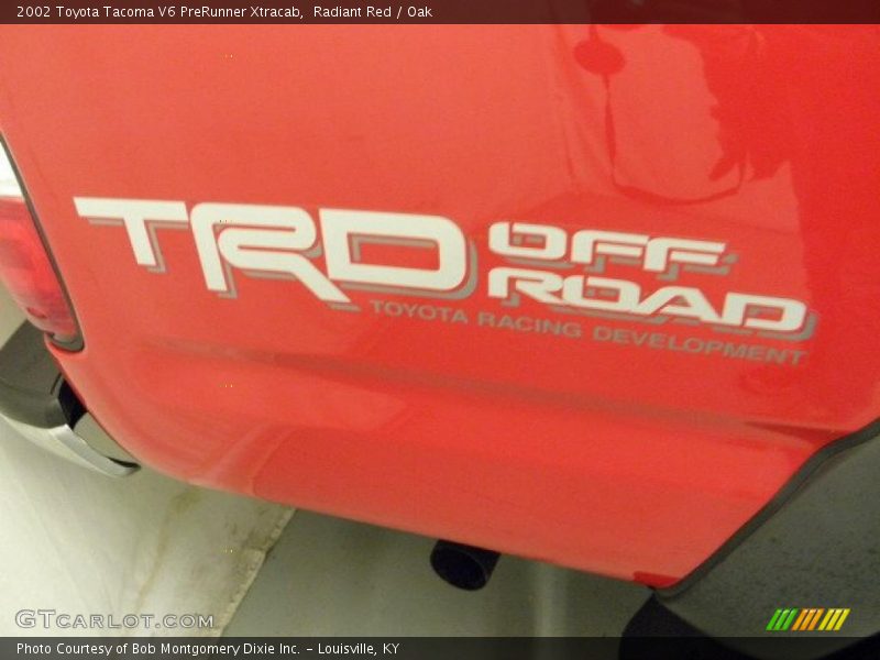 Radiant Red / Oak 2002 Toyota Tacoma V6 PreRunner Xtracab