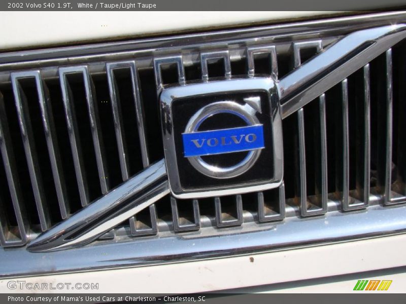 White / Taupe/Light Taupe 2002 Volvo S40 1.9T