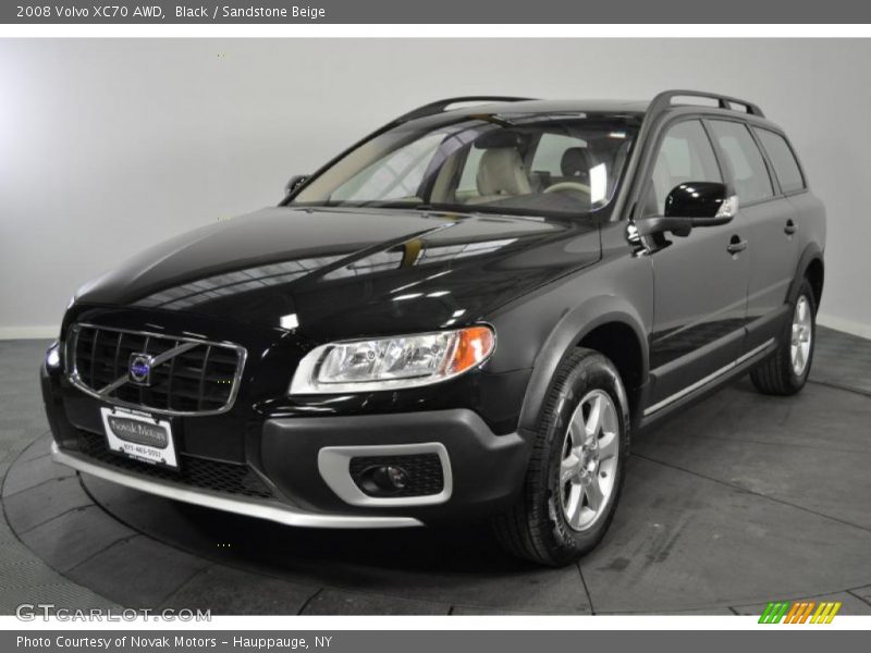 Black / Sandstone Beige 2008 Volvo XC70 AWD
