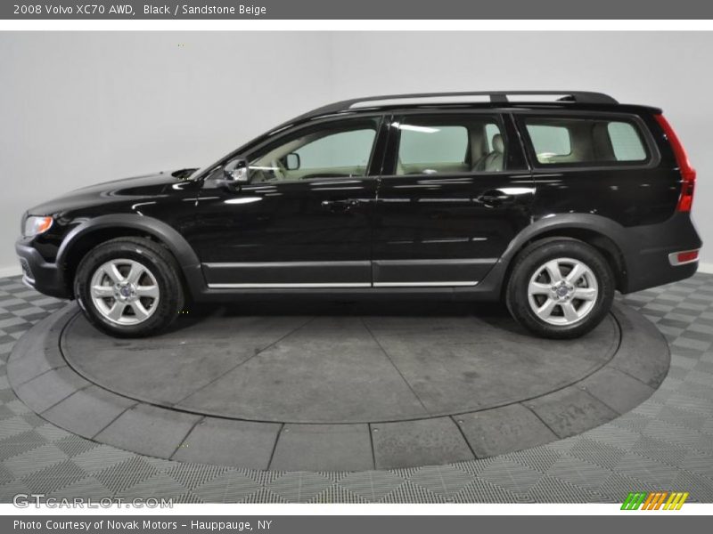 Black / Sandstone Beige 2008 Volvo XC70 AWD