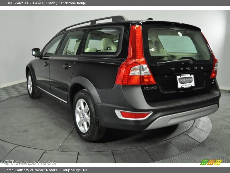 Black / Sandstone Beige 2008 Volvo XC70 AWD