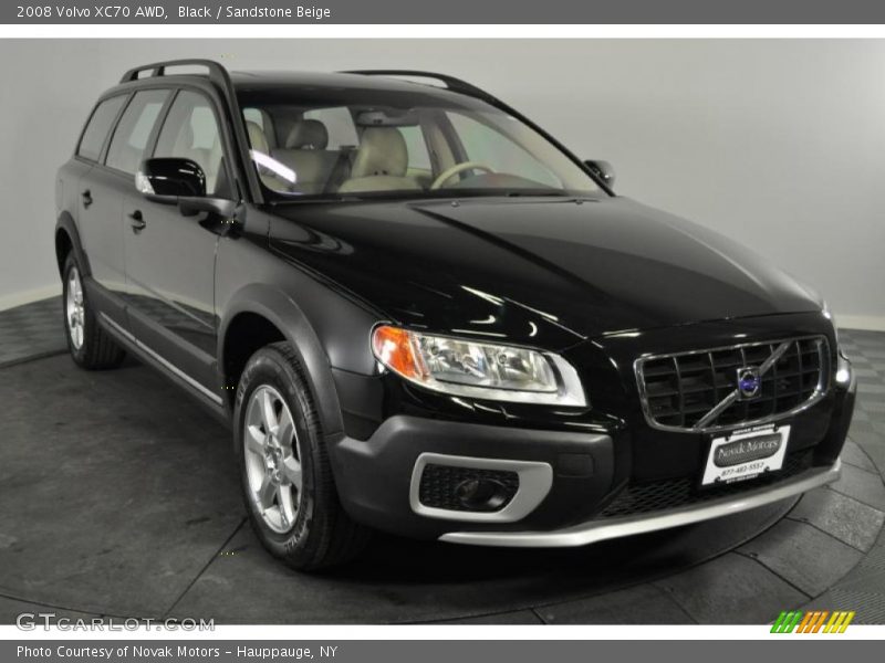 Black / Sandstone Beige 2008 Volvo XC70 AWD