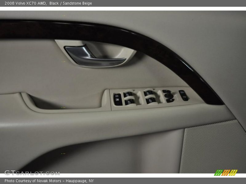 Black / Sandstone Beige 2008 Volvo XC70 AWD