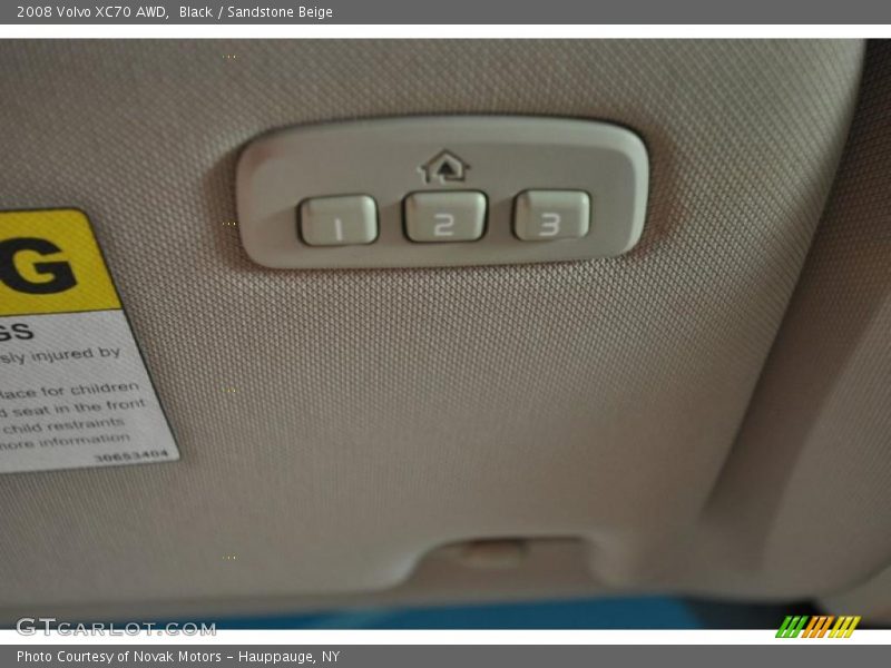 Black / Sandstone Beige 2008 Volvo XC70 AWD
