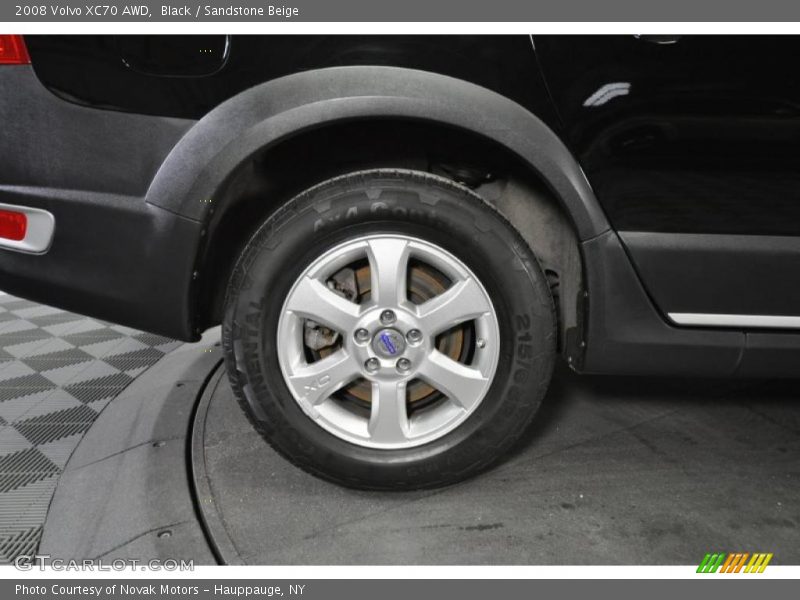 Black / Sandstone Beige 2008 Volvo XC70 AWD