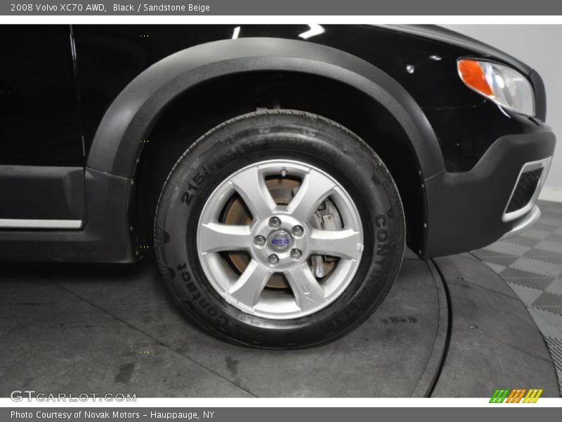 Black / Sandstone Beige 2008 Volvo XC70 AWD