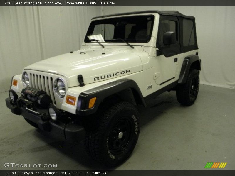 Stone White / Dark Slate Gray 2003 Jeep Wrangler Rubicon 4x4