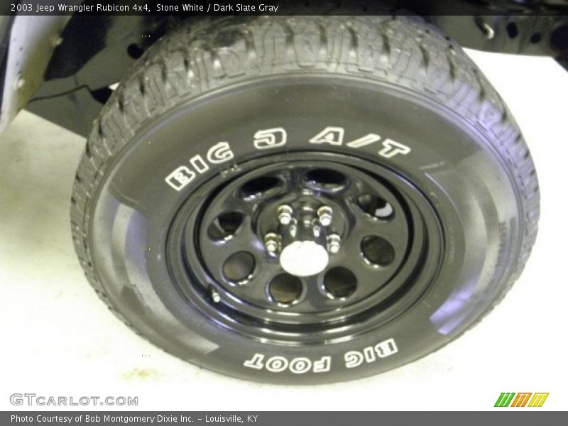 Stone White / Dark Slate Gray 2003 Jeep Wrangler Rubicon 4x4