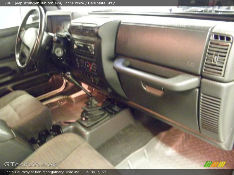 Stone White / Dark Slate Gray 2003 Jeep Wrangler Rubicon 4x4