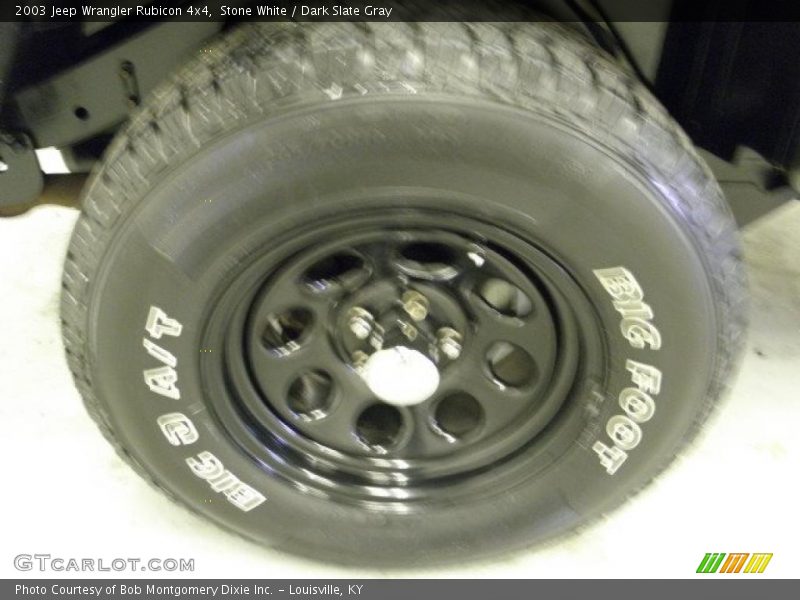 Stone White / Dark Slate Gray 2003 Jeep Wrangler Rubicon 4x4