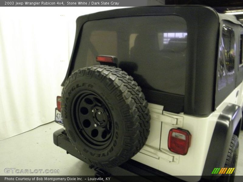 Stone White / Dark Slate Gray 2003 Jeep Wrangler Rubicon 4x4