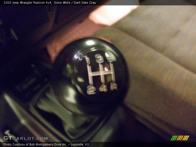 Stone White / Dark Slate Gray 2003 Jeep Wrangler Rubicon 4x4