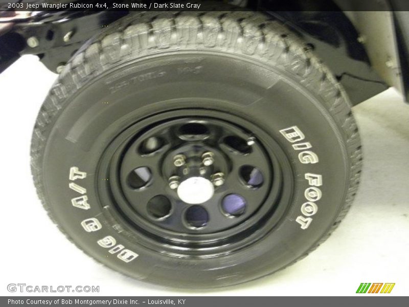 Stone White / Dark Slate Gray 2003 Jeep Wrangler Rubicon 4x4