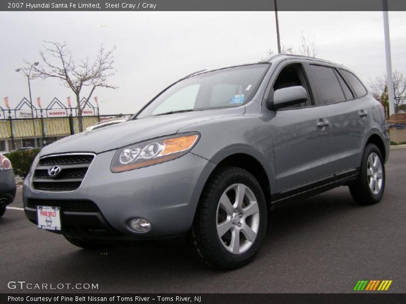 Steel Gray / Gray 2007 Hyundai Santa Fe Limited