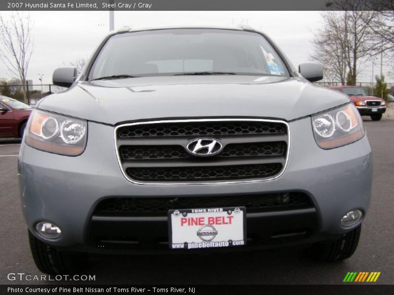 Steel Gray / Gray 2007 Hyundai Santa Fe Limited