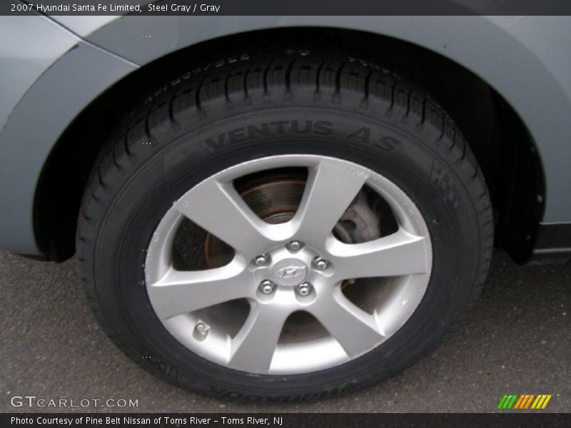 Steel Gray / Gray 2007 Hyundai Santa Fe Limited