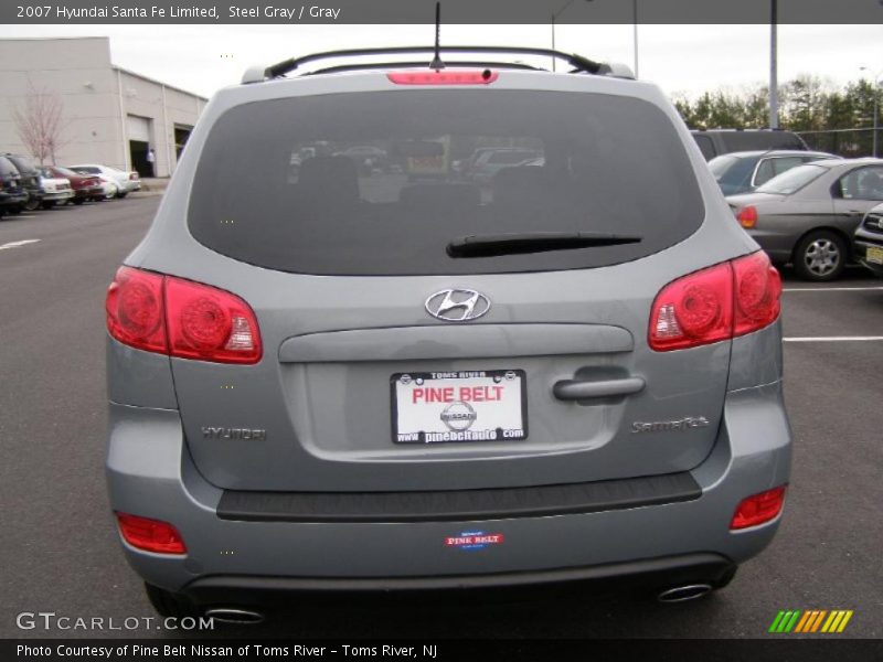 Steel Gray / Gray 2007 Hyundai Santa Fe Limited