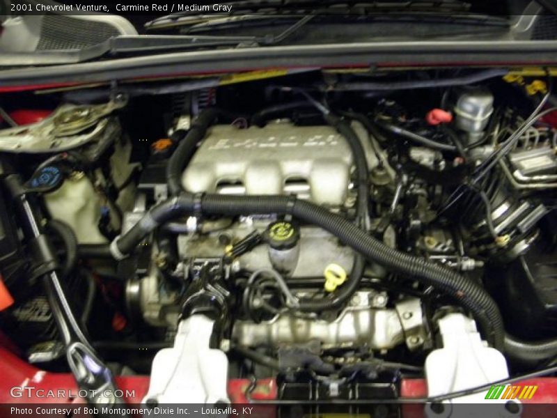 Carmine Red / Medium Gray 2001 Chevrolet Venture