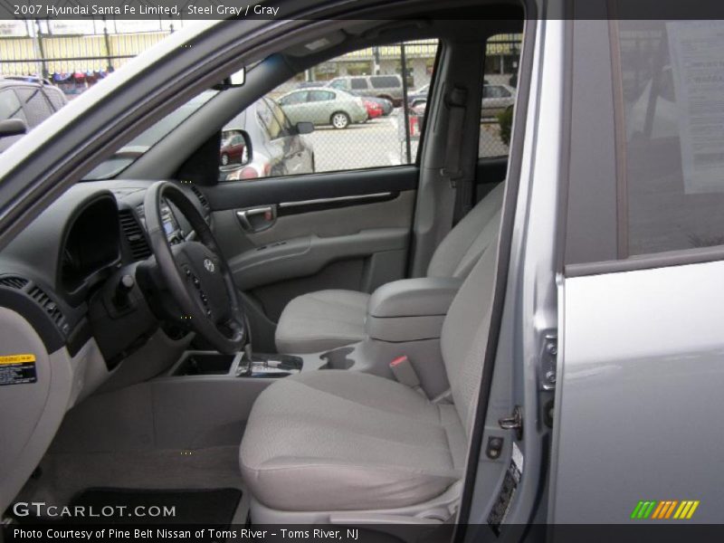 Steel Gray / Gray 2007 Hyundai Santa Fe Limited
