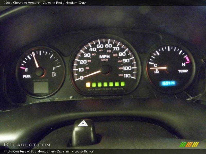 Carmine Red / Medium Gray 2001 Chevrolet Venture