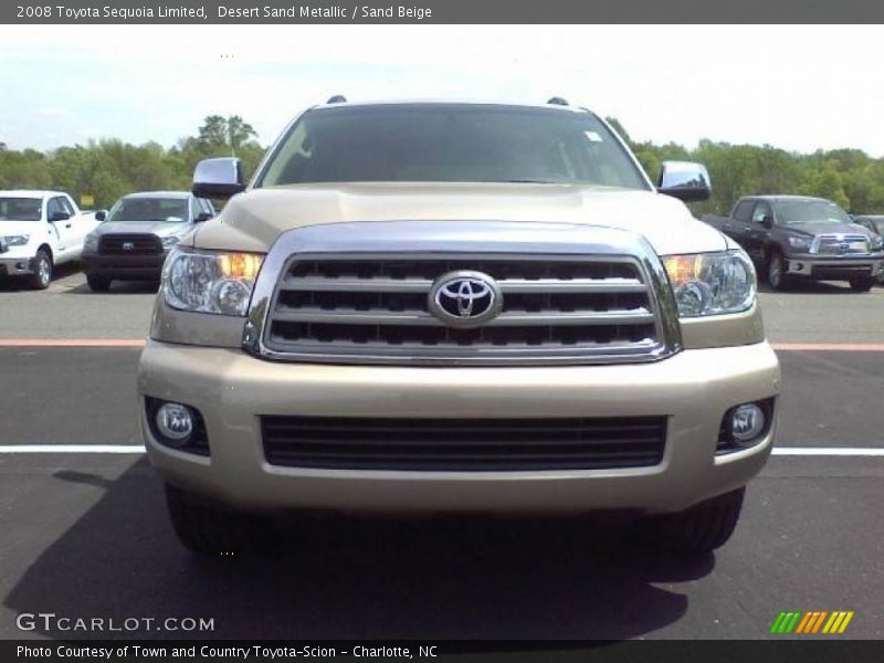 Desert Sand Metallic / Sand Beige 2008 Toyota Sequoia Limited