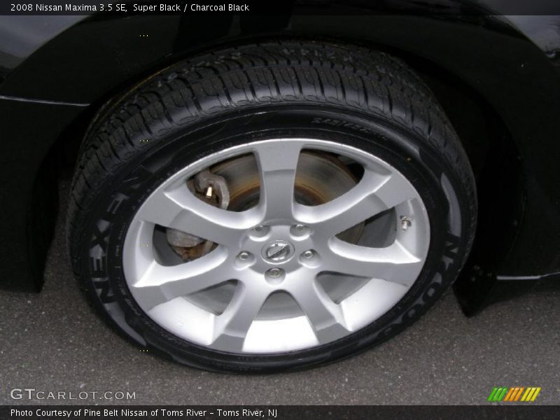 Super Black / Charcoal Black 2008 Nissan Maxima 3.5 SE