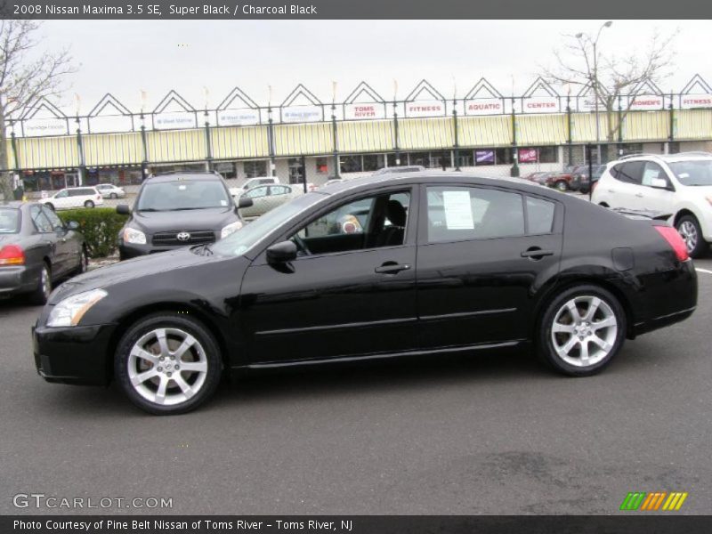 Super Black / Charcoal Black 2008 Nissan Maxima 3.5 SE