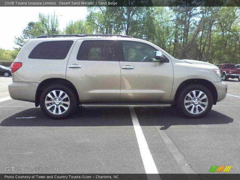 Desert Sand Metallic / Sand Beige 2008 Toyota Sequoia Limited