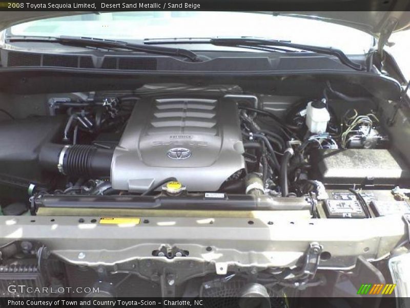 Desert Sand Metallic / Sand Beige 2008 Toyota Sequoia Limited