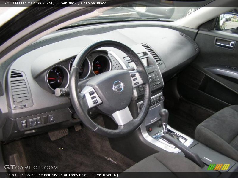 Super Black / Charcoal Black 2008 Nissan Maxima 3.5 SE