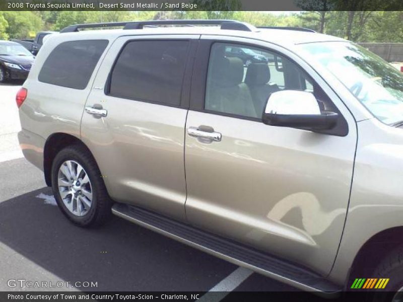 Desert Sand Metallic / Sand Beige 2008 Toyota Sequoia Limited