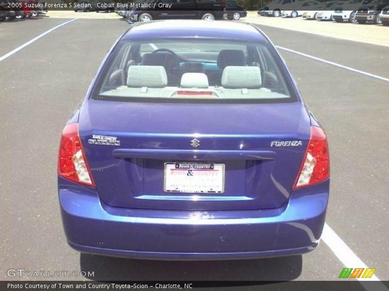 Cobalt Blue Metallic / Gray 2005 Suzuki Forenza S Sedan