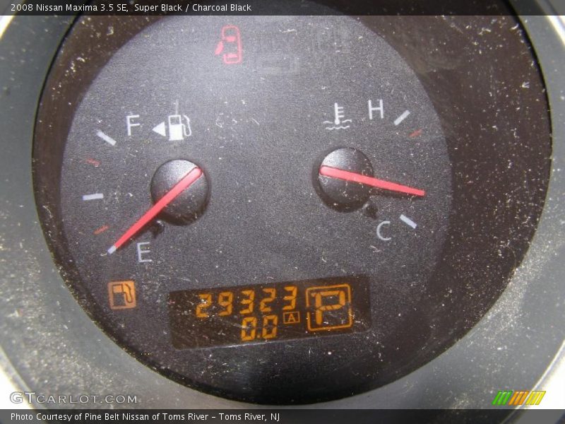 Super Black / Charcoal Black 2008 Nissan Maxima 3.5 SE