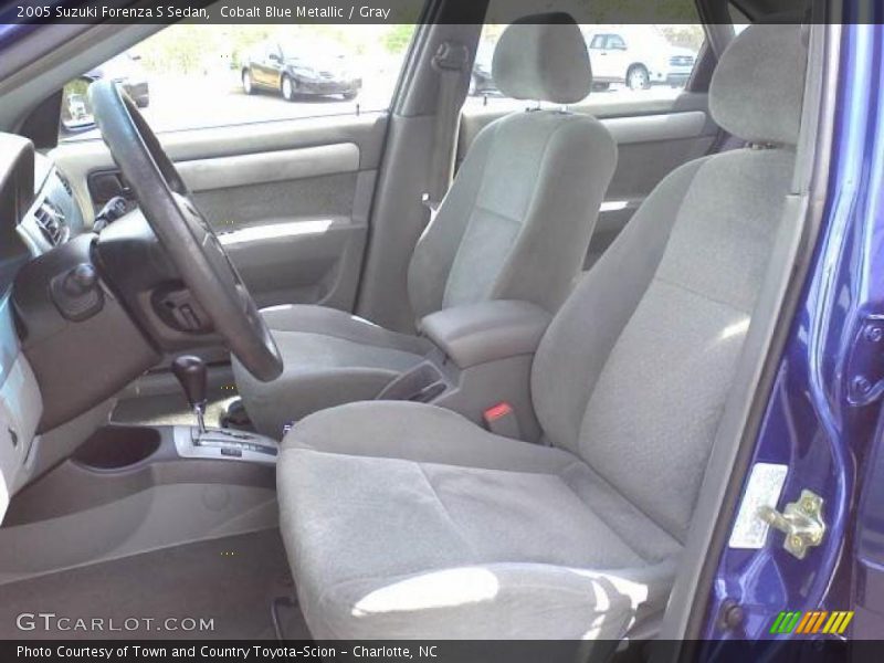 Cobalt Blue Metallic / Gray 2005 Suzuki Forenza S Sedan