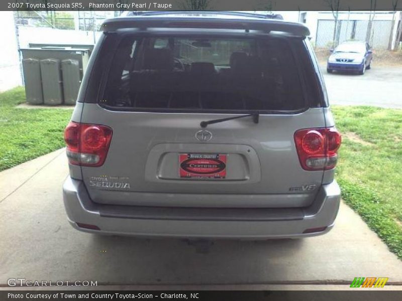 Phantom Gray Pearl / Taupe 2007 Toyota Sequoia SR5
