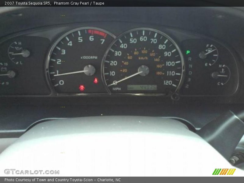 Phantom Gray Pearl / Taupe 2007 Toyota Sequoia SR5