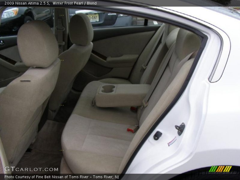 Winter Frost Pearl / Blond 2009 Nissan Altima 2.5 S