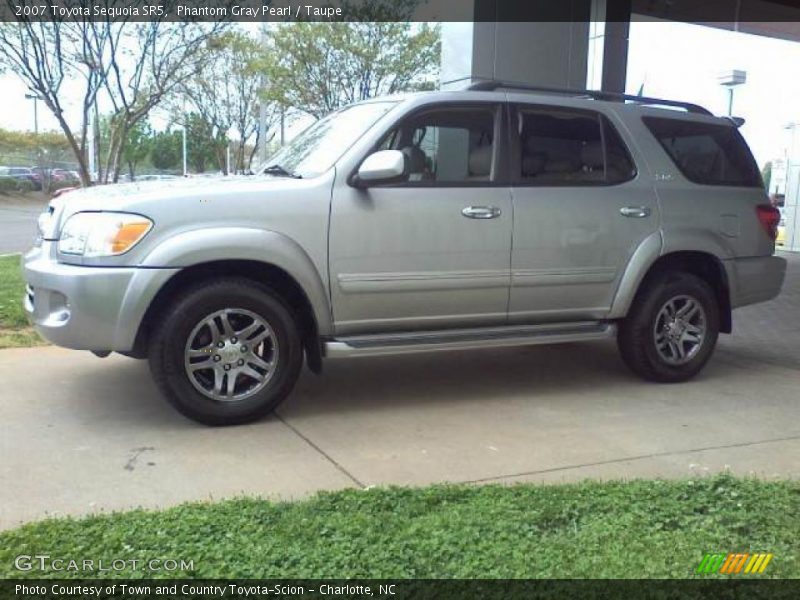 Phantom Gray Pearl / Taupe 2007 Toyota Sequoia SR5