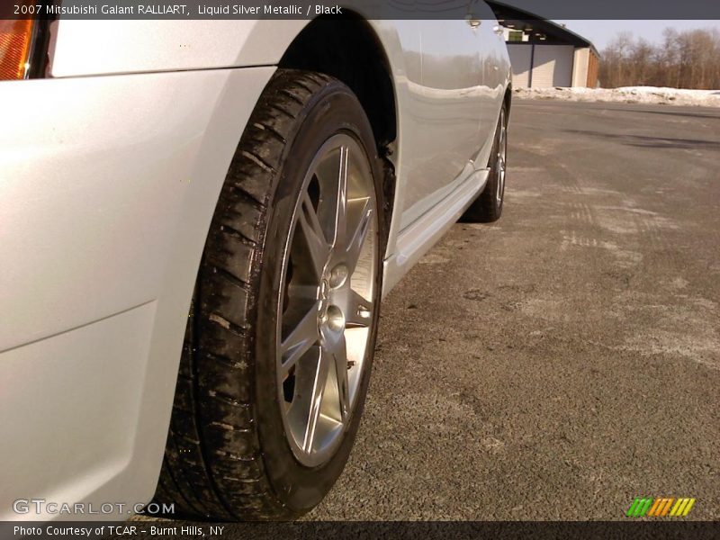 Liquid Silver Metallic / Black 2007 Mitsubishi Galant RALLIART