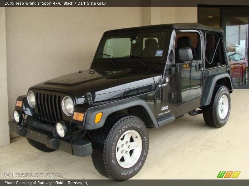 Black / Dark Slate Gray 2005 Jeep Wrangler Sport 4x4