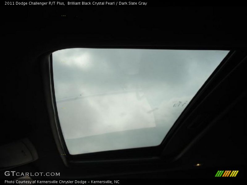 Brilliant Black Crystal Pearl / Dark Slate Gray 2011 Dodge Challenger R/T Plus