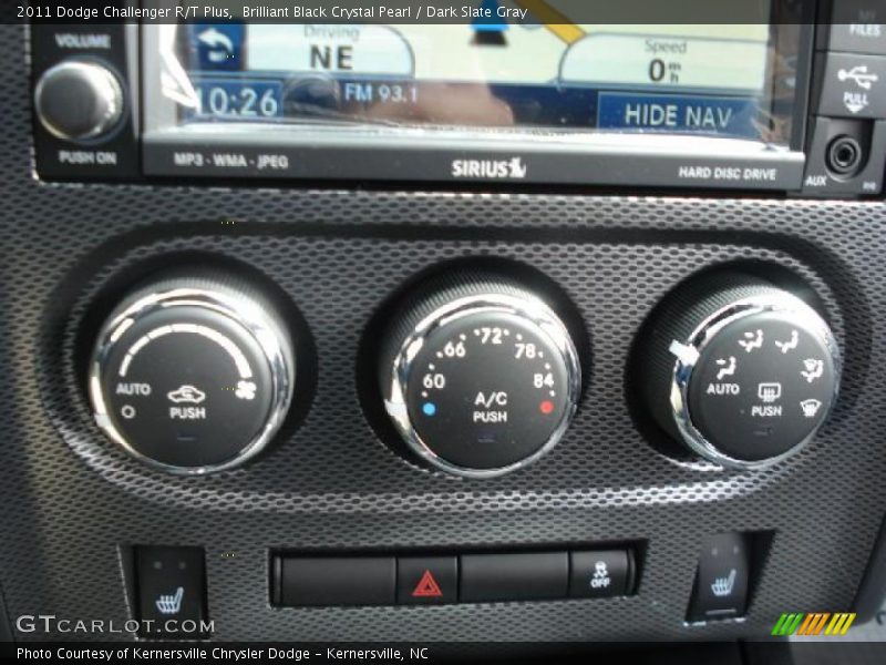Controls of 2011 Challenger R/T Plus