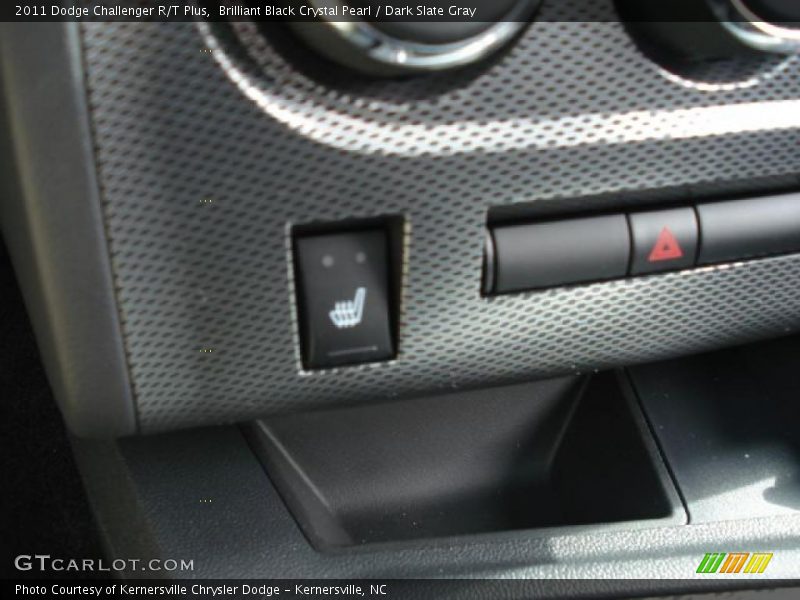 Brilliant Black Crystal Pearl / Dark Slate Gray 2011 Dodge Challenger R/T Plus